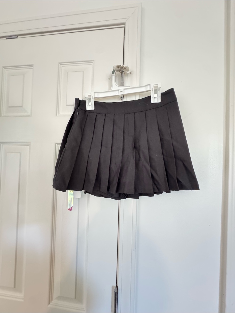 Women's Black Pleated Mini Skirt - Flirty A-Line Style